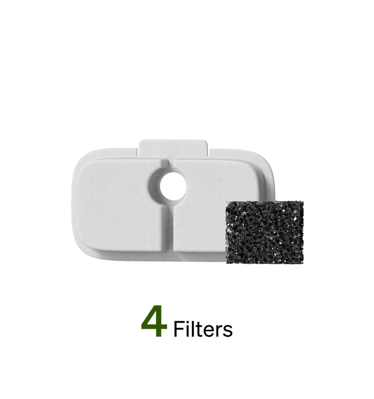 Petlibro PETLIBRO Luma odor control filter insert, white plastic with round hole and black sponge, for luma smart litter box deodorizer