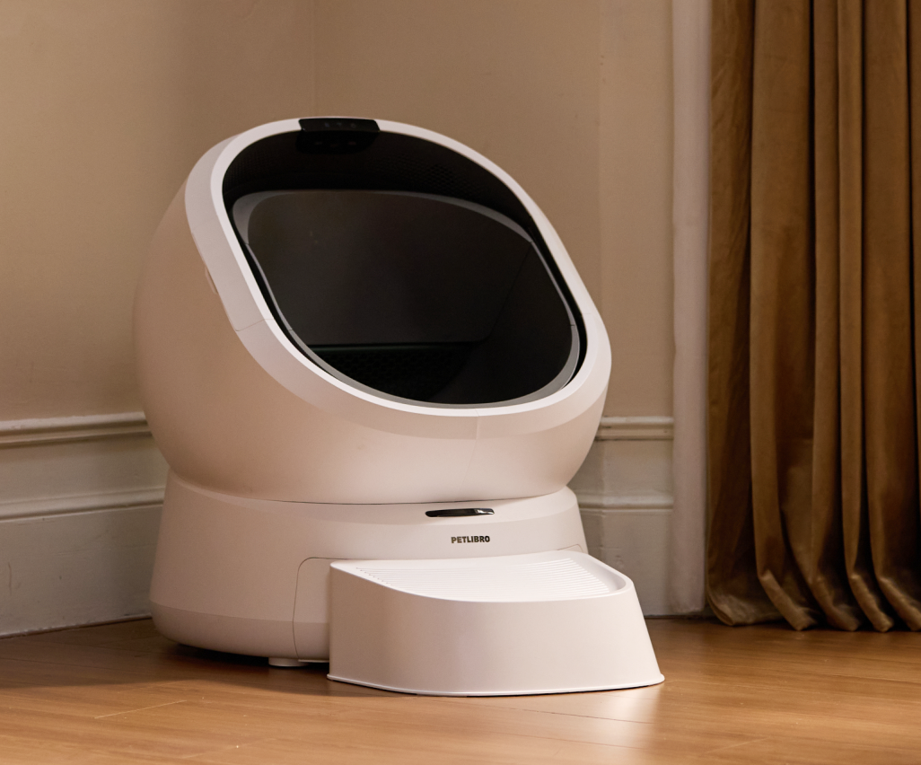 Petlibro Petlibro Luma、Petlibro Luma odor control luma smart litter box, white automatic self cleaning cat litter box with step and litter box deodorizer