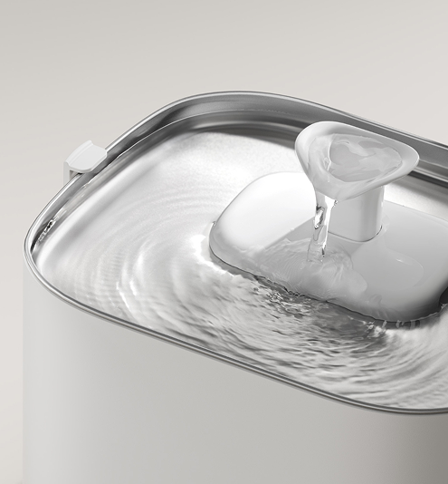 Doggie stainless steel tray feature
