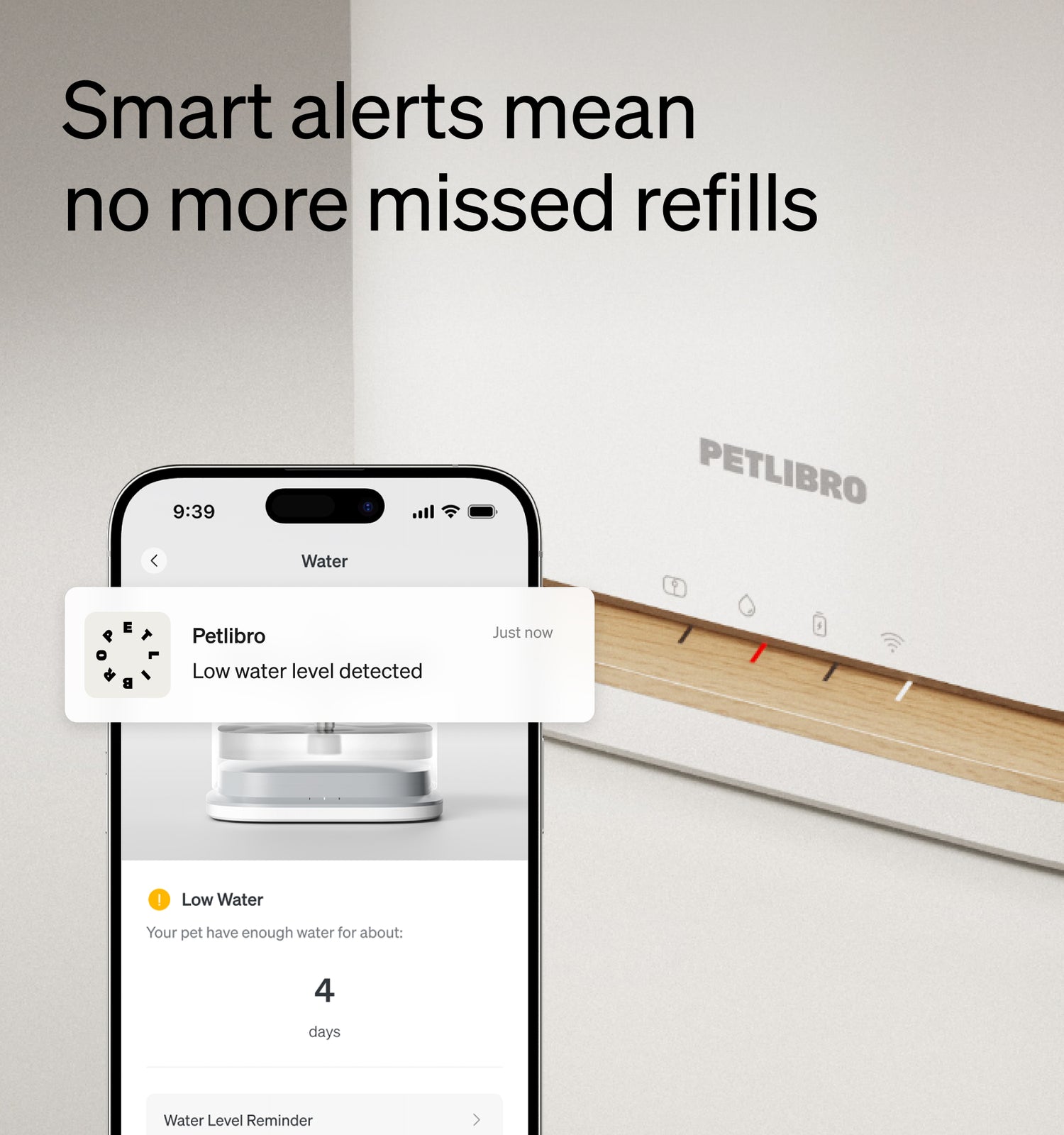Petlibro smart alerts screen; reliable wifi cat feeder with camera for multiple cats, rfid cat feeder, cat feeder portion control proof of feeding.
